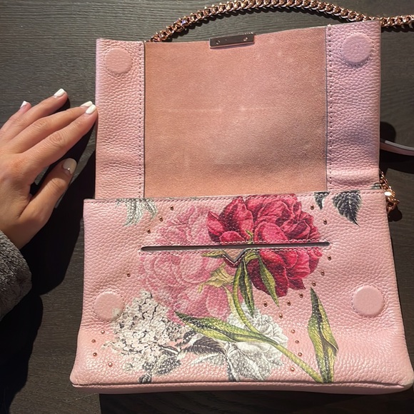 Ted Baker Pink Floral Crossbody - Picture 4 of 9